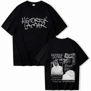 Kendrick Lamar T-shirt Man Women Harajuku O-neck