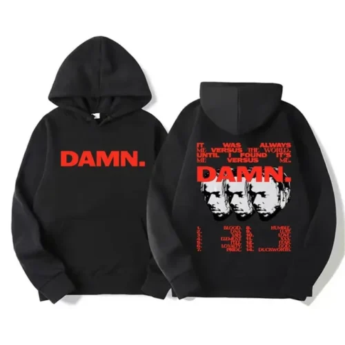 Kendrick Lamar Damn Print Hoodie Rap Hip Hop