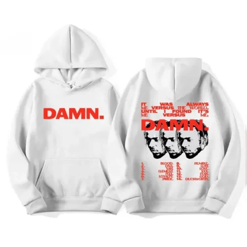 Kendrick Lamar Damn Print Hoodie Rap Hip Hop