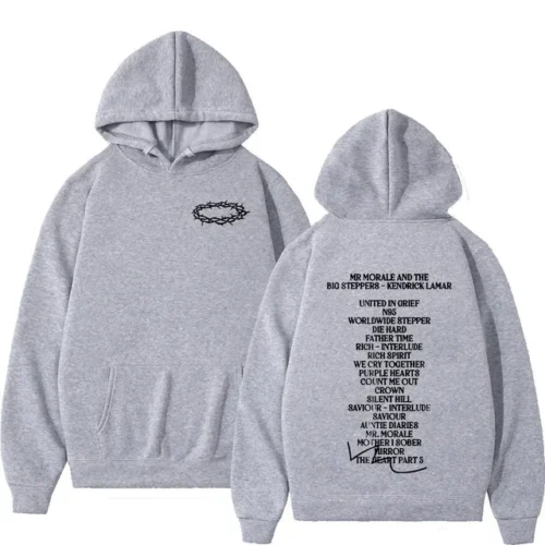 Kendrick Lamar The Big Steppers Music Album Print Hoodie