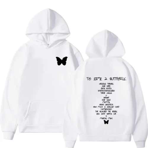 Kendrick Lamar To Pimp A Butterfly Album Double Sided Hip Hop Hoodie