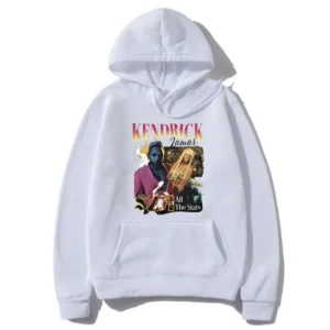 Kendrick Lamar Print Hoodie Rap SZA All The Stars Hip Hop