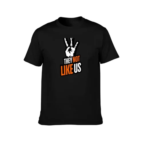 Kendrick Lamar They Not Like Us Orange logo T-Shirt