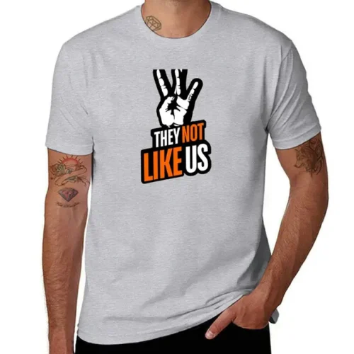 Kendrick Lamar They Not Like Us Orange logo T-Shirt