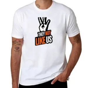 Kendrick Lamar They Not Like Us Orange logo T-Shirt